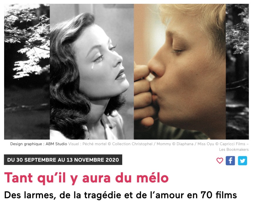Forum des Images’daki “Tant qu’il y aura du mélo” Gösterimleri ve Tür Olarak MELODRAM